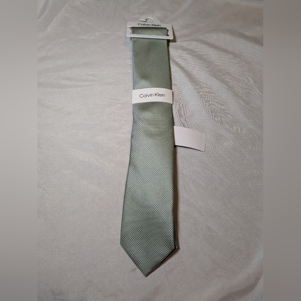 Calvin Klein Ollie‎ Micro Neat Green Neck Tie